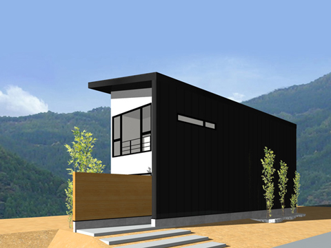 『風景を切り取る家』