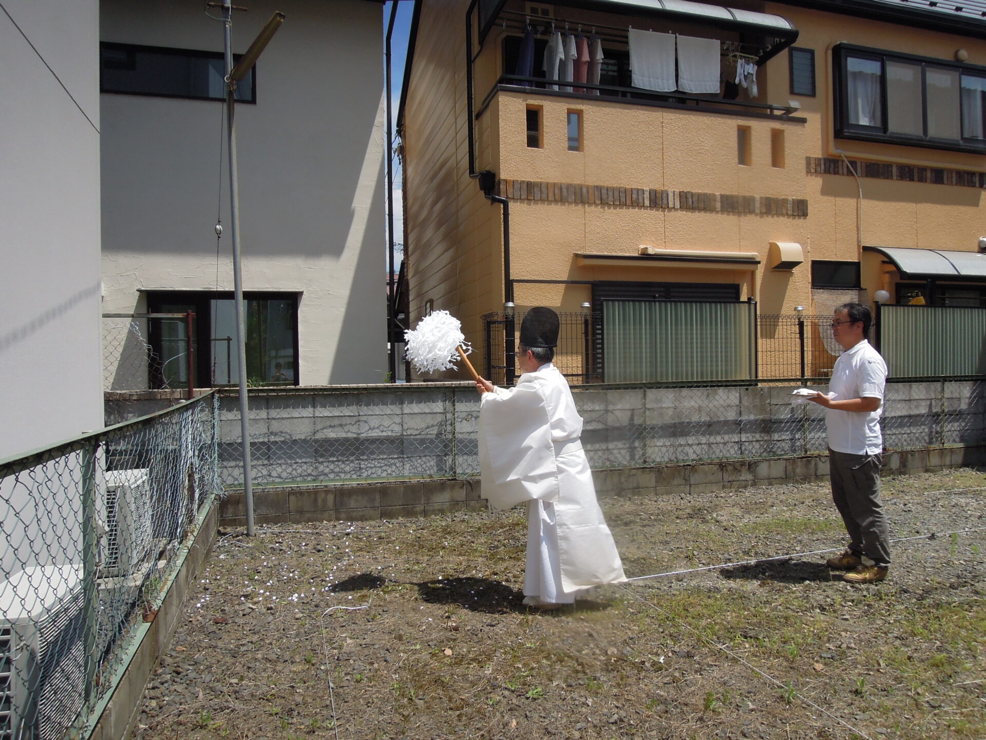 地鎮祭を執り行いました！