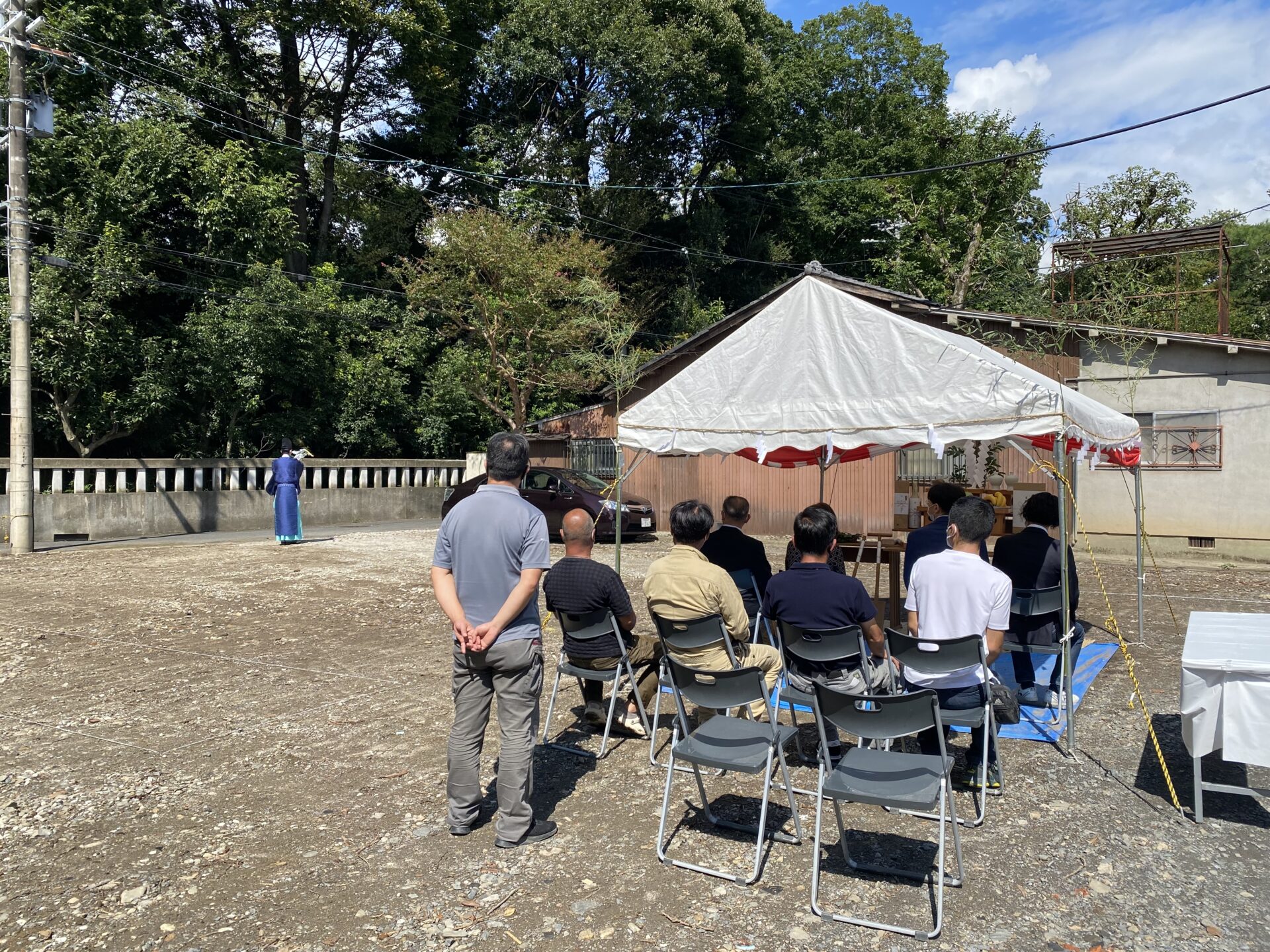 地鎮祭を行いました。