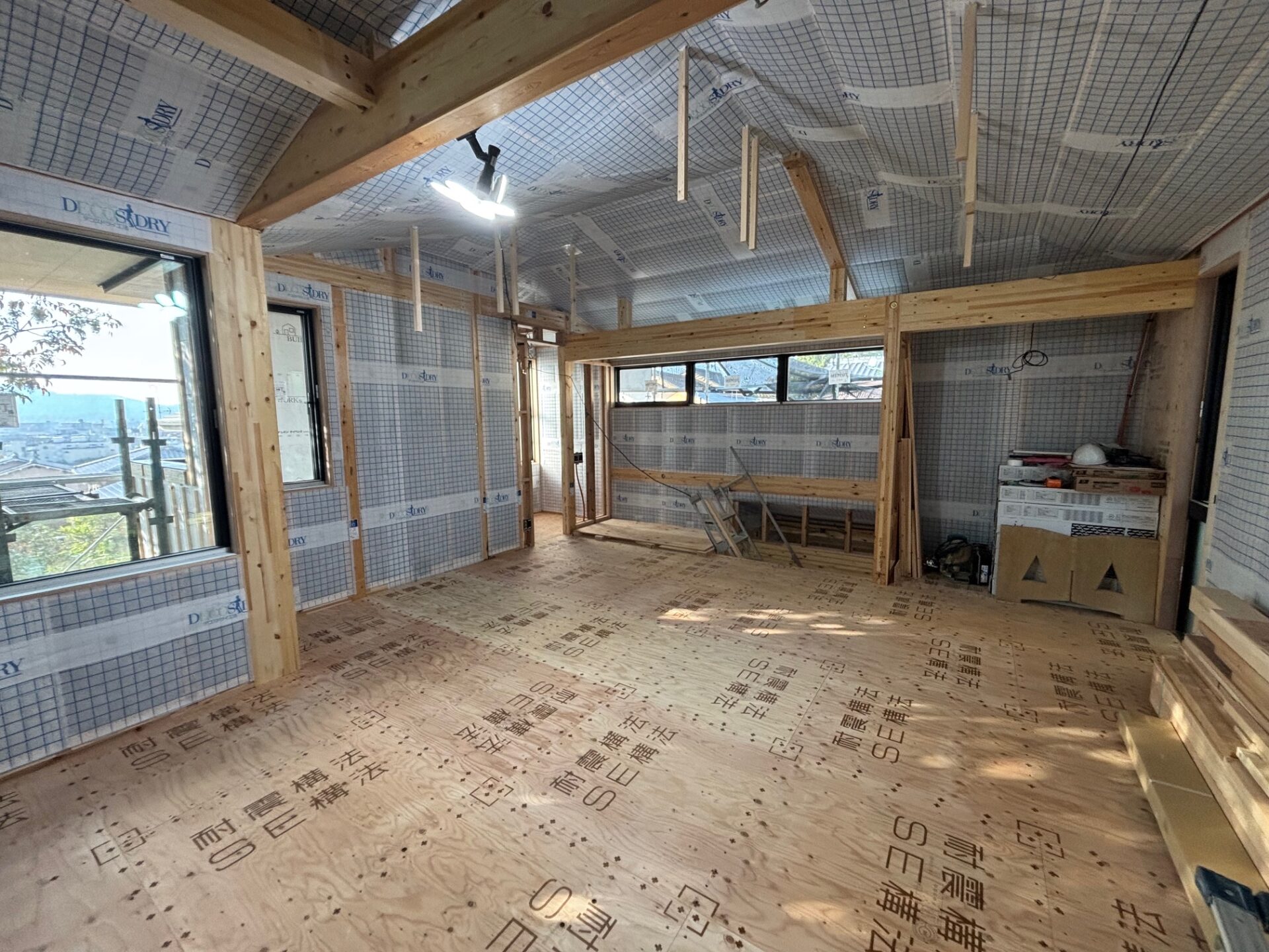 気密測定を行いました！